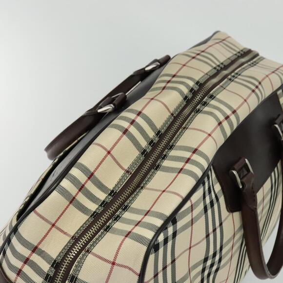 Burberry Nova Check Boston Bag Canvas Beige - Picture 6 of 16